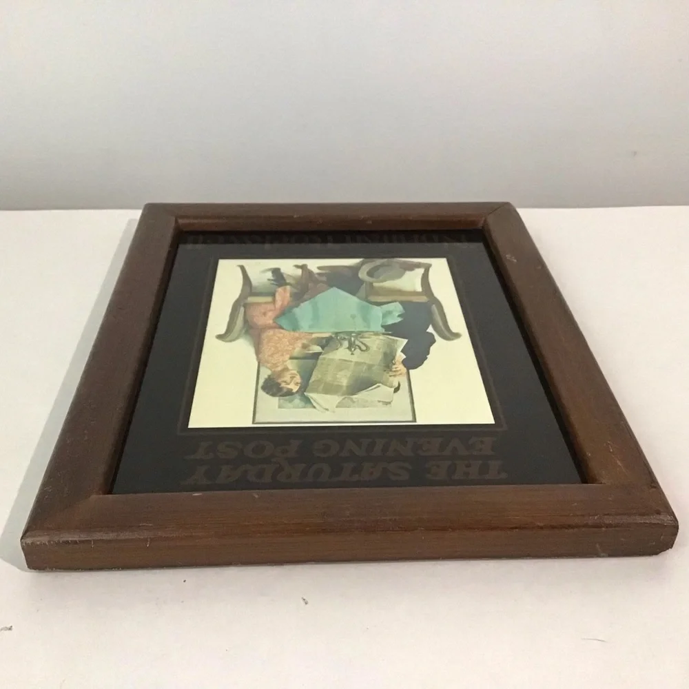 Norman Rockwell vintage framed